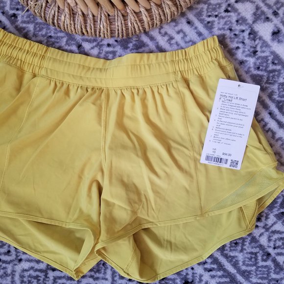 NWT Lululemon Hotty Hot Short 4" Long Soleil 10 - Picture 7 of 8